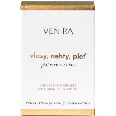Venira Premium pro vlasy nehty pleť 40denní kúra 80 kapslí