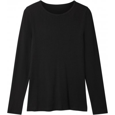 esmara Dámské triko s dlouhými rukávy černá – Sleviste.cz