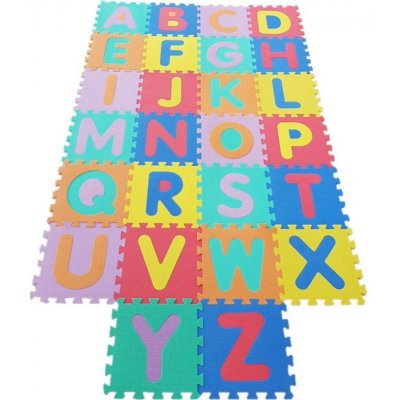 Alltoys Pěnové puzzle abeceda 26 ks – Hledejceny.cz