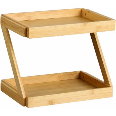 KESPER Kuchyňská police dvoupatrová bambus 31 × 23 × 26 cm – Hledejceny.cz