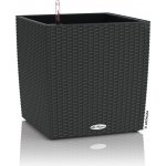 Lechuza Květináč Cubico Cottage Antracit 30 cm – Sleviste.cz
