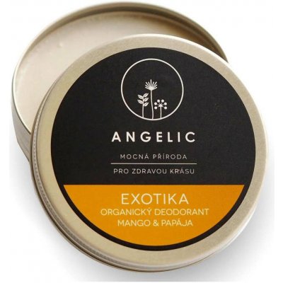 Angelic organický krémový deodorant Mango & Papája 50 ml
