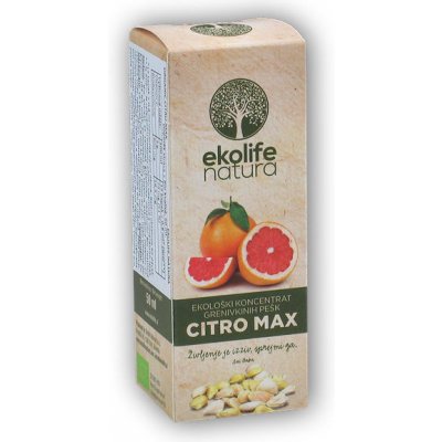 Ekolife Natura Citro Max Organic Bio ze semínek grepu + volitelný dárek 50 ml