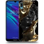 Pouzdro Picasee silikonové Huawei Y6 2019 - Black Gold černé – Zbozi.Blesk.cz