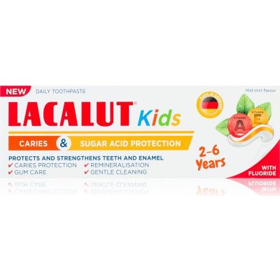 Lacalut Kids 2-6 let zubní pasta 55 ml – Zboží Mobilmania