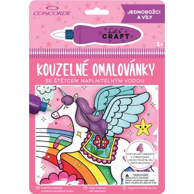 Kouzelné omalovánky CONCORDE, Jednorožci a víly – Sleviste.cz