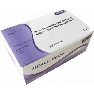 Hangzhou Realy Tech Novel Coronavirus SARS-Cov-2 Antigen Rapid Test Device saliva 20 ks – Hledejceny.cz