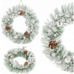 Springos Adventní věnec diamantový 24 cm – Zboží Dáma