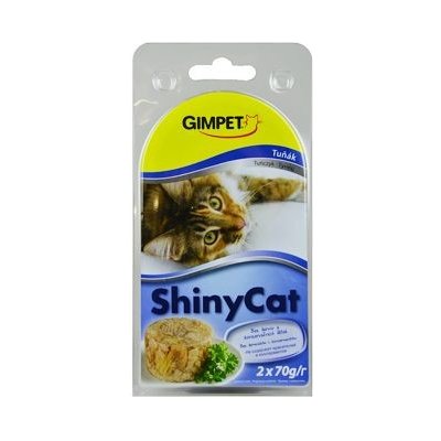 GimCat Gimpet ShinyCat pro kočky tuňak 2 x 70 g