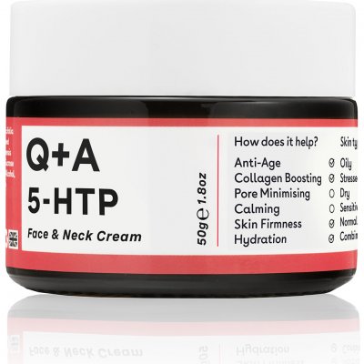 Q+A 5-HTP Krém na obličej a dekolt 50 g
