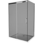 MEXEN/S Omega sprchový kout 100 x 70, grafit, chrom + vanička se sifonem 825-100-070-01-40-4010 – Zboží Dáma