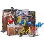 BWORLD Bruder 63120 Cykloservis a prodejna s figurkou – Sleviste.cz
