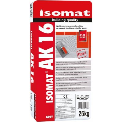 ISOMAT AK 16 lepidlo polymerové flexibilní C2 TE šedá 25 kg