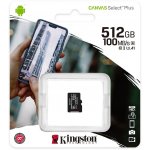 Kingston Canvas Select Plus microSDXC 512 GB SDCS2/512GBSP – Zbozi.Blesk.cz