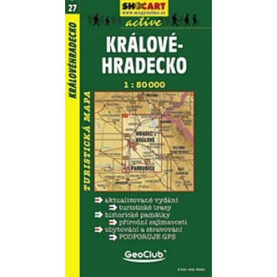 Královéhradecko 1:50 000 turistická mapa – Zbozi.Blesk.cz