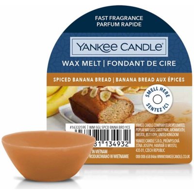 Yankee Candle Spiced Banana Bread Vosk do aromalampy 22 g – Zbozi.Blesk.cz