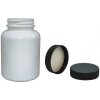 Lékovky Pilulka Plastová lahvička, lékovka bílá s černým uzávěrem 250 ml