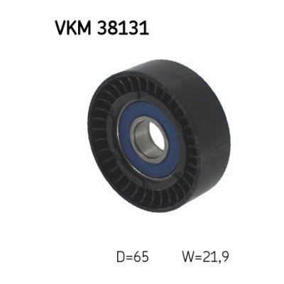 Vratná/vodicí kladka, klínový žebrový řemen SKF VKM 38131