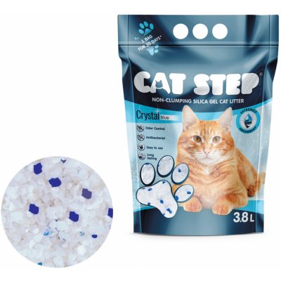 Cat Step Crystal Blue 3,34 kg 7,6 l – Zboží Mobilmania