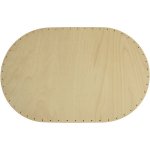 překližka tl.4 mm ovál 44x28 cm s otvory 22P4428V – Zboží Dáma