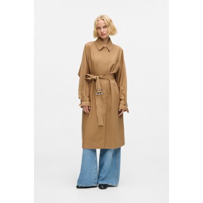 Karl Lagerfeld Pleated Coat Nougat – Sleviste.cz