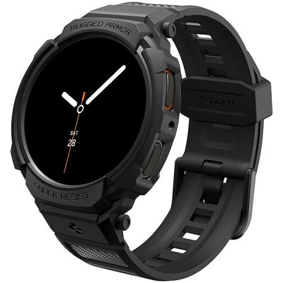 Spigen Rugged Armor Pro Matte Black Samsung Galaxy Watch 8 (40mm) ACS10005 – Zboží Živě