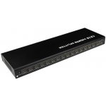 PremiumCord HDMI splitter 1-16 Portů, kovový s napájecím adaptérem, 4K,1080p, 3D (KHSPLIT16B) – Zboží Živě