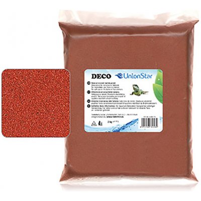 Unionstar Deco písek terakota 0,7-1,2 mm, 2 kg – Zboží Mobilmania