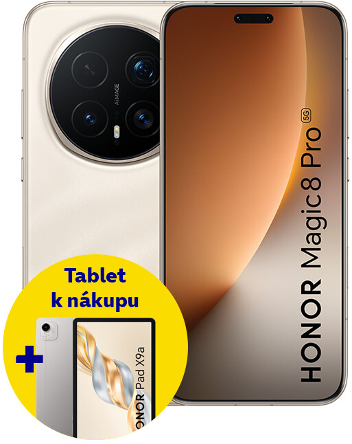 Honor Magic8 Pro 12GB/512GB Sunrise Gold na Heureka.cz