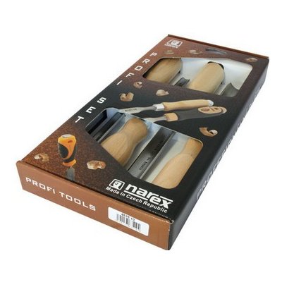 Narex Bystřice Sada dlát dutých 4-dílná wood line v kartonu - NB8635-10 – Sleviste.cz