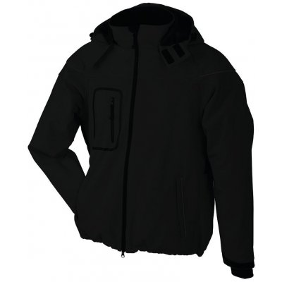 Pánská zimní Softshell bunda JN1000 černá – Zboží Mobilmania