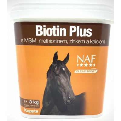 NAF Biotin Plus pro zdravá kopyta 3 kg – Zboží Dáma