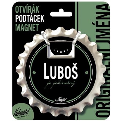 Nekupto Otvírák na pivo, podtácek se jménem - Luboš – Hledejceny.cz