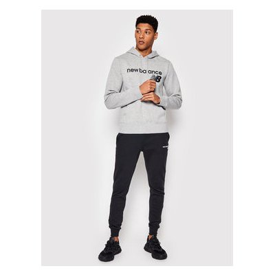 New Balance Mikina C C F Hoodie MT03910 Šedá Relaxed Fit