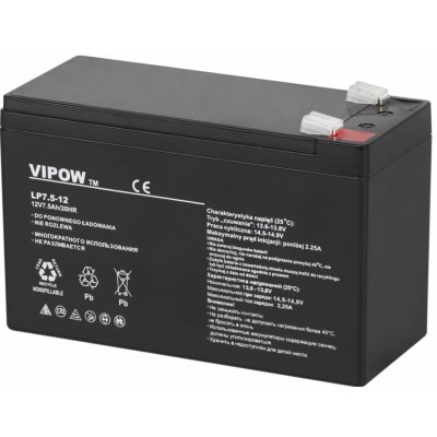 VIPOW 12V 7.5Ah – Zboží Živě