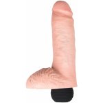 Stříkající realistické dildo s varlaty Pipedream King Cock 8", 18 cm – Hledejceny.cz