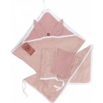 Z&Z Dětská luxusní 4D bambusová sada - osuška s kapucí a ručníkem + 2 žinky Béžová – Zboží Dáma