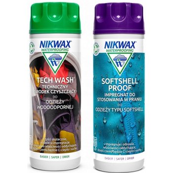 NIKWAX Tech Wash a impregnace Softshell Proof 300 + 300 ml