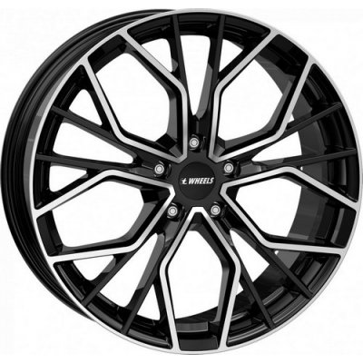 IT WHEELS TIARA 8x19 5x114.3 ET45 gloss black polished – Hledejceny.cz