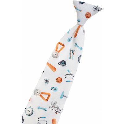 Avantgard Chlapecká kravata 548-51051 bílá/sport – Zboží Mobilmania