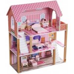 KIK Domeček pro panenky dřevěný LULILO Tulipo 70 cm – Hledejceny.cz