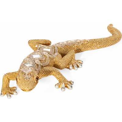 EUROFIRANY DEKORAČNÍ FIGURKA GATOS 25X11X5 CM ZLATÁ – Hledejceny.cz