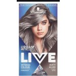 Schwarzkopf Live Urban Metallics barva na vlasy Dusty Silver U72 – Zboží Mobilmania
