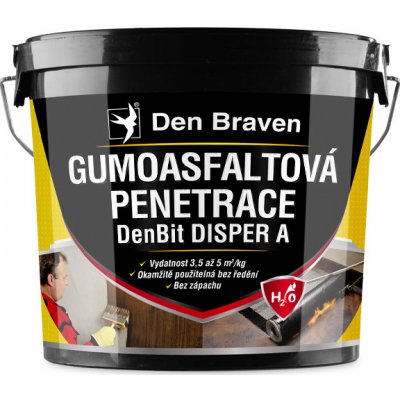 Den Braven Gumoasfaltová penetrace DenBit DISPER A 5 kg kbelík – Zboží Mobilmania