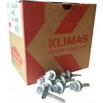 Samořezný střešní farmářský šroub 5,5 x 32 mm KLIMAS SW8 zinkovaný s podložkou EPDM (250 ks/bal) – Hledejceny.cz