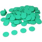 Wissner Žetony zelené 100 ks – Zboží Dáma