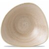 mísa a miska Churchill 1795 Stonecast Nutmeg Cream 23,5 cm miska ve tvaru trojúhelníku