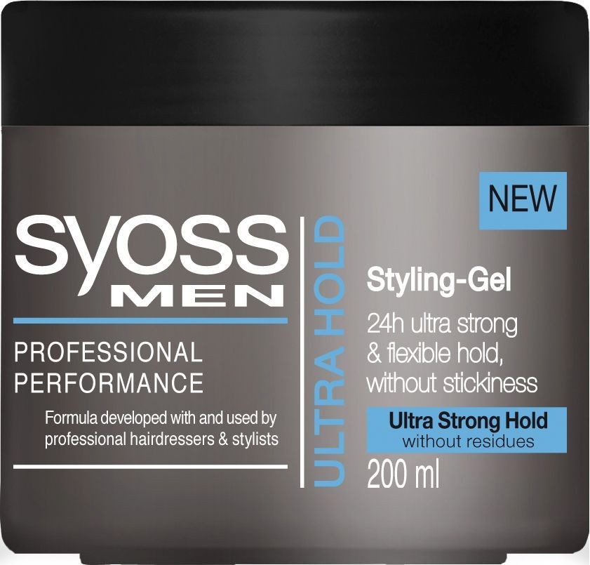 Syoss Men/Ultra Hold Styling Gel pro ultra silnou fixaci vlasů 200 ml