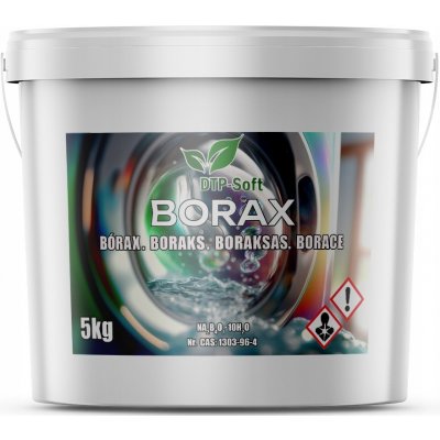 BORAX ČISTÝ ČISTOTA 99,99% ČTYŘBORAN SODNÝ Kbelík na praní 5 kg – Zboží Dáma