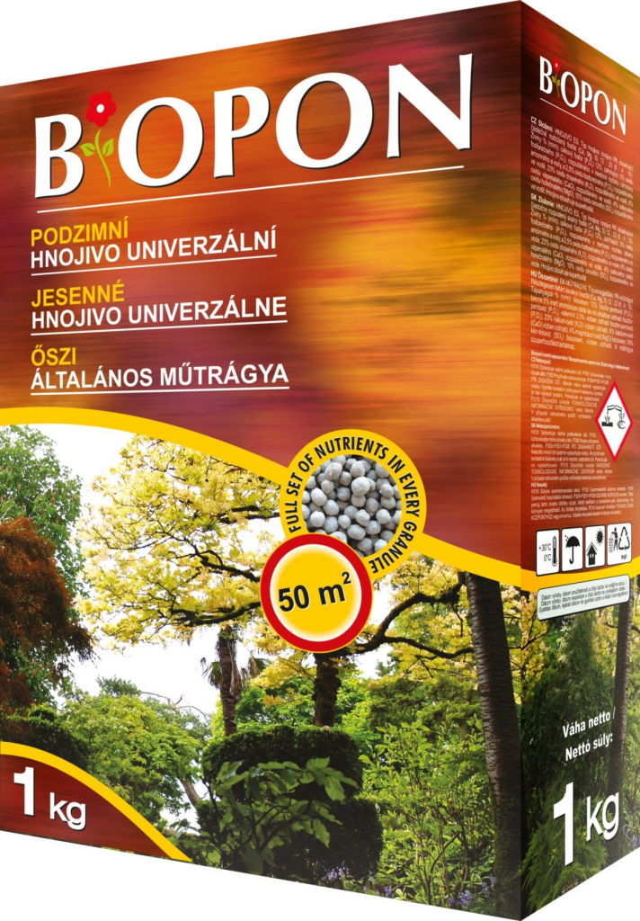 BIOPON Podzimní hnojivo UNIVERZÁL 1 kg